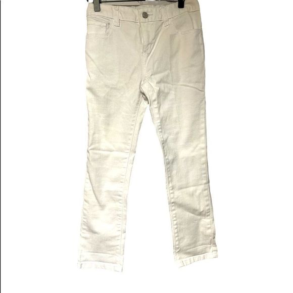 Old Navy White Jeans Adjustable Waist Size 14 - Picture 2 of 9